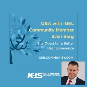 IGEL Q&A mit Sven Berg
