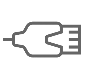 Icon für die Darstellung von Networking (grau)